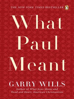 cover image of What Paul Meant